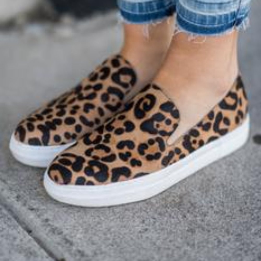 Steven By Steve Madden: Arden Leopard Sneakers - Picture 3 of 3